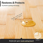 Thirteen Chefs Mineral Oil - 64oz Food Grade Conditioner for Wood Cutting Board, Countertop & Butcher Block, Lubricant for Knife or Meat Grinder - Safe USP Finish on Marble, Soapstone