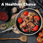 Non Stick Frying Pans Set, Hybrid Skillet Set Nonstick (8+10+12inch), Pans for cooking, PFOA Free Stainless Steel Kitchen set, Dishwasher and Oven-Safe Cookware Sets