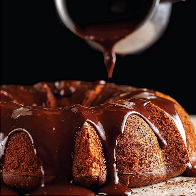 Baker's Secret for Fluted Cake Pan, Fluted Cake Pans, Perfect for Fluted Cakes, Die Cast Aluminum Cake Pans, 2 Layers Non-stick Coating, Novelty Cake Pan - The Cast Aluminum Collection (Classic)