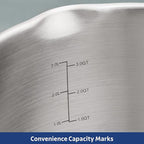 Tramontina Tempo Tri-Ply Base Stainless Steel 5-Quart Dutch Oven Pot with Glass Lid, Induction-Ready, Oven-Safe, Dishwasher-Safe