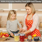 50Pcs Canning Lids Regular Mouth, Superb Canning Lids Not Easy to Rust Excellent Air Tightness, Thick Mason Jar Lids Prevent Warping - Food Grade Material (Red)