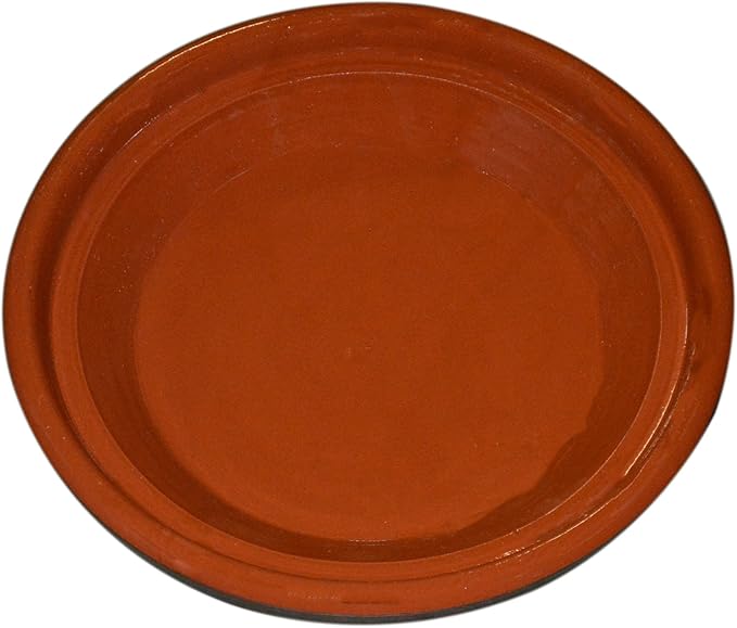 Moroccan Cooking Tagine Handmade Glazed Medium 10 inches Across Traditional Pyramid