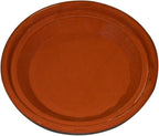 Treasures Of Morocco Moroccan Cooking Tagine, Traditional, Handmade, 10 Inch Diameter, Red, Clay, Round, With Lid