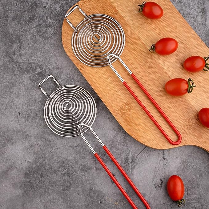 Egg Separator Long Handle Egg White Separator Stainless Steel Egg Yolk Divider Filter Kitchen Utility Gadget Cooking Baking Tools （1 Pack ）