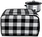 BAGSPRITE Slow Cooker Cover Compatible with Crock Pot and Hamilton Beach 6 7 8 Quart Slow Cooker, Oval Dust Cover, Appliance Covers