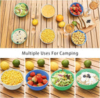 PYRMONT Wheat Straw Cereal Bowls Set, 6 Unbreakable 26 OZ Reusable Plastic Bowls for Kitchen, Dishwasher & Microwave Safe, Serving Soup, Salad, Oatmeal, Ramen, Noodles, Camping