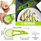 Umien™ Granite Mortar and Pestle Set - 100% Granite - 3.5-Cups - 8-Inch – Avocado Tool Included – Natural Stone Molcajete for Spices, Pestos, & Guacamole (Grey) - Stone Grinder - Guacamole