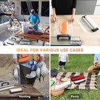 Rolls with Dispenser - 4 Pack 2 Rolls 8"x20' & 2 Rolls 11"x20', Vacuum Sealer Bags, Leakproof Heavy Duty Food Storage for Sous Vide, Meal Prep, Freezer, Compatible with Food Saver, Wevac Core