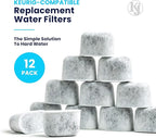 12 Pack Keurig Filter Replacement by K&J - Compatible with Keurig Coffee Machine (2.0 and older)