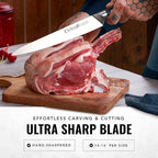 Cutluxe Kitchen Knives, 5 Pcs Chef's Knife Set – Razor Sharp German Steel, Full Tang, Ergonomic Handles – Artisan Series