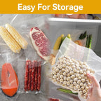 8” x 12” 100 Vacuum Sealer Bags Commercial Grade PreCut Bag Great for Storage, Meal Prep or Sous Vide