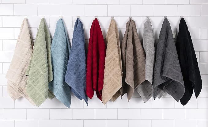 All-Clad Solid Kitchen Towel: Highly Absorbent, Super Soft Long Lasting - 100% Cotton, 17"x30" Tea Towel for Cleaning & Drying Dishes, Pans, Glassware, or Countertops, (1-Pack), Titanium Gray