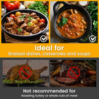Electric Roaster Liners & Slow Cooker Liners, 4 Count 34 x 18 Inch Universal Fit for 16-22 Quart Roasters, Mess-Free Cooking, Disposable Oven Liners for Easy Cleanup, Cooking Bag