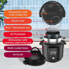 Instant Pot Pro Crisp 11-in-1 Air Fryer and Electric Pressure Cooker Combo with Multicooker Lids that Air Fries, Steams, Slow Cooks, Sautés, Dehydrates, & More, Free App With Over 800 Recipes, 8 Quart
