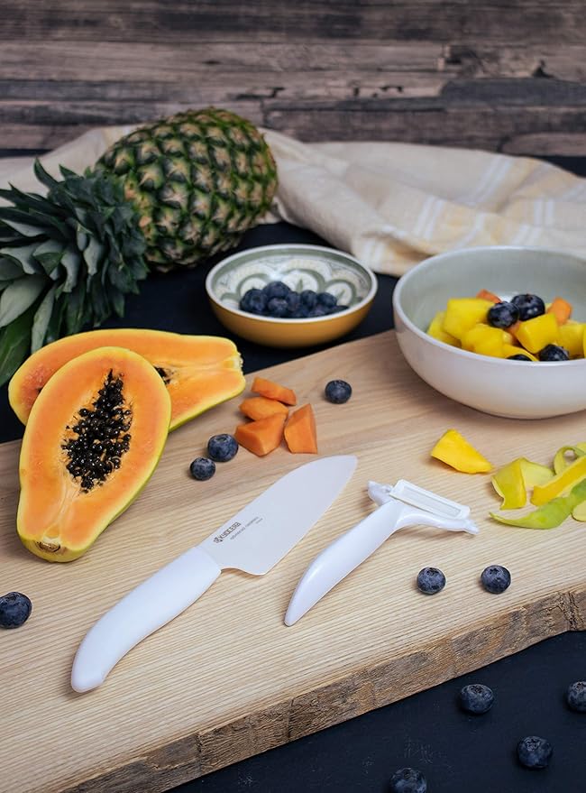 Kyocera Advanced Ceramic Horizontal Y Peeler, White