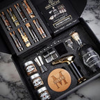 DIY Cocktail Infusion Kit with Whiskey Smoker, 24pc. Cocktail Making Kit, Mixology Set for Vodka, Gin, & Whiskey Lovers (Infusion Kit + Smoker)