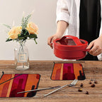 Abstract Wine Pot Holders 2 PCS for Kitchen, Heat Resistant Hot Pads for Cooking Grilling Baking BBQ, Pot Holders for Women Cook Essentials Accessories Home Microwave