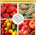 4 Pcs Tomato Corer Tool Strawberry Corer Tool Stainless Steel Strawberry Huller Tool Fruit Vegetable Baller Practical Kitchen Tool