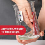 Pro Sourdough Starter Kit - 34oz Large Capacity Glass Fermentation Jar with Lid & Tracker, Sourdough Starter Fermenter for Homemade Sourdough, Bread Dough Prep & Culinary Fermentation, 2 Pack