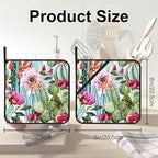 Watercolor Cactus Flower Pot Holders Set of 2: Heat Resistant, Waterproof, Stain-Resistant, Easy to Clean, Kitchen Decor