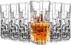 Highball Glasses Set of 6, Water Glasses, Collins Tall Beverage Cups Glassware for Drinks, Water, Beer, Soda, Cocktail 10 OZ