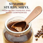 Apace Living Coffee Scoop (Set of 2) - 2 Tablespoon (2 Tbsp / 1/8 Cup / 1 oz) - The Best Stainless Steel Measuring Spoons for Coffee, Tea, and More