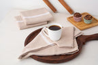 LANE LINEN Kitchen Towels Set - 100% Pure Cotton Dish Towels for Kitchen, Super Absorbent Kitchen Hand Towel, Tea Towels, Soft & Durable Dish Cloths, Pack of 6 – 14”x25”, Beige