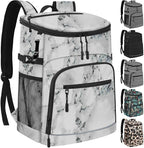 Cooler Backpack Insulated Leakproof Waterproof Backpack Cooler Bag 30/45 Cans, Large Capacity Lightweight Travel Camping Beach Backpack Cooler Ice Chest for Men and Women