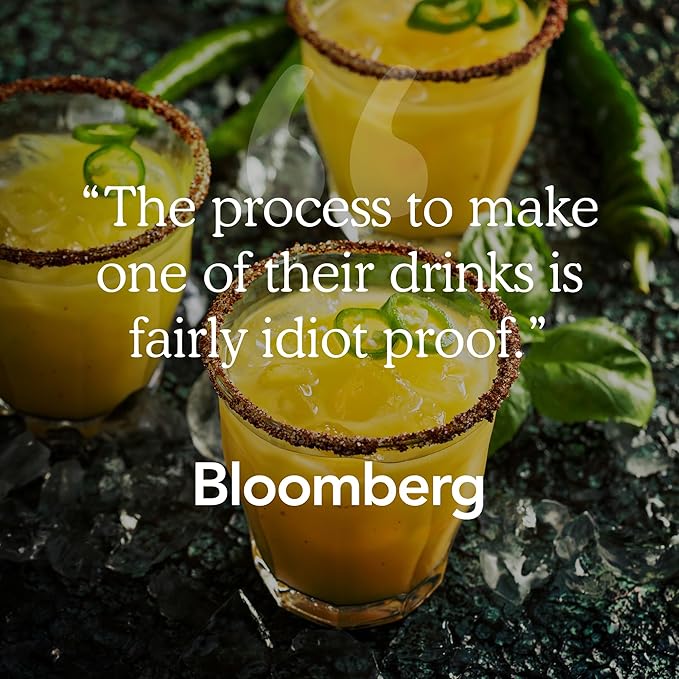 SAYSO Skinny Spicy Margarita Cocktail Sticks | Craft Cocktail or Mocktail in 1 Min, Just Add Water + Spirits (0g Sugar, 15 Calories, Vegan, Gluten-Free, Kosher, Non-GMO), 8 Single-Serve Mixers