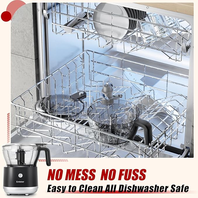 Food Processor Electric Food Chopper with 4.5-Cup(1000ml) Vegetable Chopper & Meat Grinder,BPA Free, Stainless Steel Blade for Chopp, Slice, Mince, Grind, and Puree, for Baby Food & Family Use