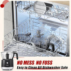 Food Processor Electric Food Chopper with 4.5-Cup(1000ml) Vegetable Chopper & Meat Grinder,BPA Free, Stainless Steel Blade for Chopp, Slice, Mince, Grind, and Puree, for Baby Food & Family Use