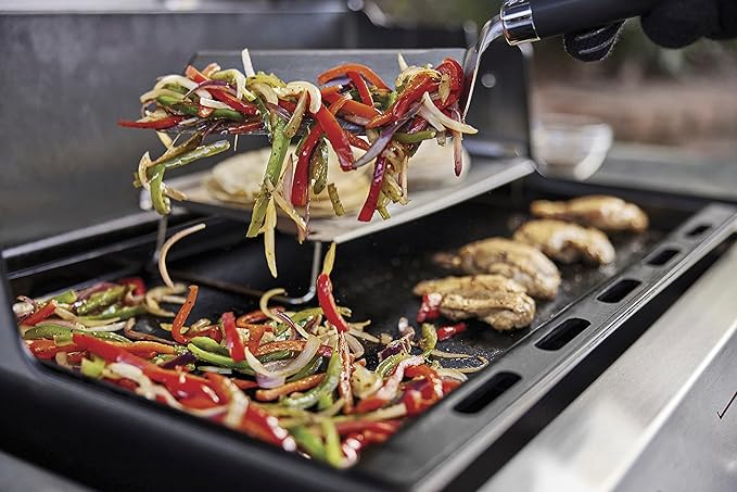 Weber Rust-Resistant Outdoor Griddle Insert for Genesis 400 Series Gas Grills, Full-Size
