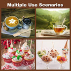 Bokon 6.3 Inch Coffee Stir Sticks Wooden Kayak Paddle Shaped Coffee Stirrers Wood Wooden Stirrer Hot Cocoa Stir Sticks for Tea, Honey, Hot and Cold Drinks