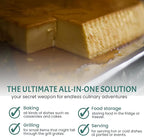 FUNSTITUTION Aluminum Foil Pans 13x17 (20 Pack) - Disposable Aluminum Baking Pans With High Heat Conductivity For Grilling, Cooking, Storing, Prepping, Disposable Pans and Tin Foil Pan