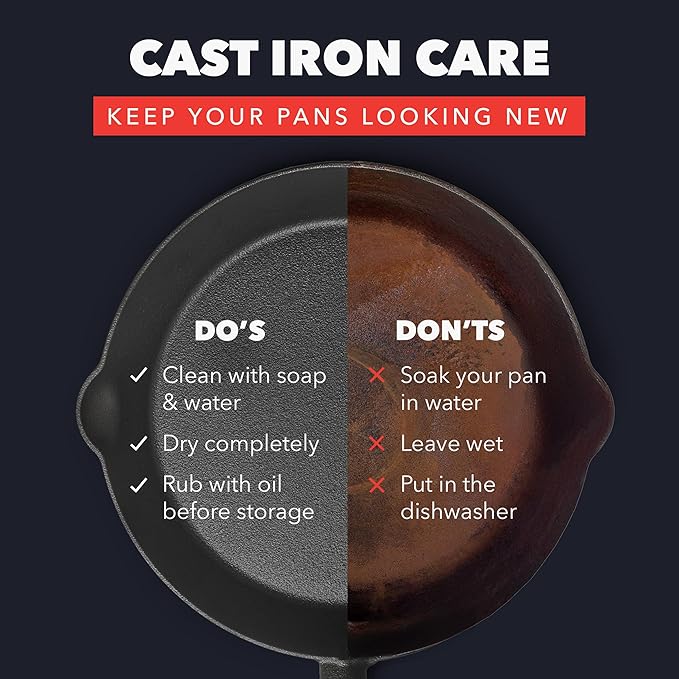 GreenPan x Bobby Flay Cast Iron Pre-Seasoned 16.5 x 9.5” Reversible Double Burner Griddle, Rectangular Grill, Helper Handles, Induction, Versatile Stovetop Oven BBQ & Fire, Indoor & Outdoor Use, Black