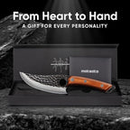 Chef Knife - Perfect Kitchen Knive for Cooking, Chopping. Japanese Steel Knife for Home, BBQ. For Balance & Control, 6.3 Inch