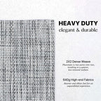 LEXMORE Placemats Set of 8 Vinyl/Plastic Woven Place Mats for Kitchen Table Indoor/Outdoor Washable Placemat Wipeable Dining Table Mats(Gray)