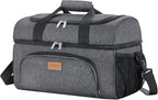 Lifewit Insulated Cooler Bag, 32/48 Can Large Leakproof Beach Cooler, Lightweight Portable Double Layer Soft-Sided Travel Ice Chest for Camping, Kayaking, Road Trips, Grocery Shopping
