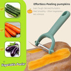 Trez Treamer 6-Pack Vegetable Peelers for Kitchen,Stainless Steel Apple Peeler Set for Veggie Carrot Fruit Zucchini Cucumber Peeler Sharp Potatoes & Potato Peeler Bulk with Non-Slip Handle (Y)