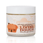 Living Dough - 120+ Year Old Jewish Whole Grain Rye Sourdough Starter Culture - Active & Live Organic Sourdough Starter for Baking - For Artisanal Bread, Pizza Dough, Waffles & More
