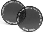 MHW-3BOMBER 51mm Espresso Puck Screen - 0.2mm Ultra Thin Espresso Puck - Metal Reusable Coffee Filter for Portafilter Basket 51mm - Puck Screen with Titanium Coating FG7048B-OS