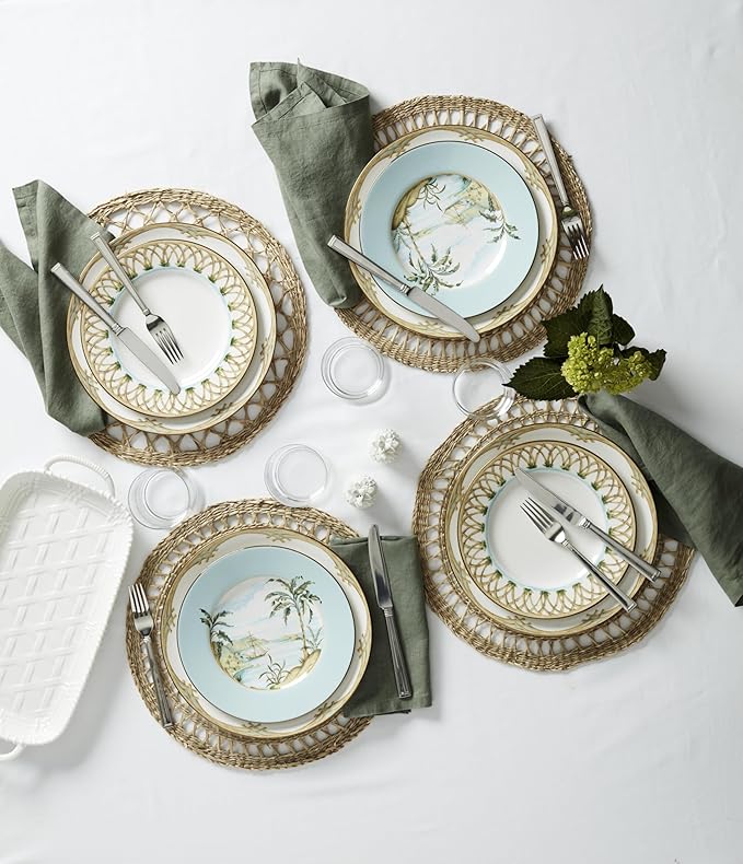 Lenox 6226625 British Colonial Bamboo Accent Plate