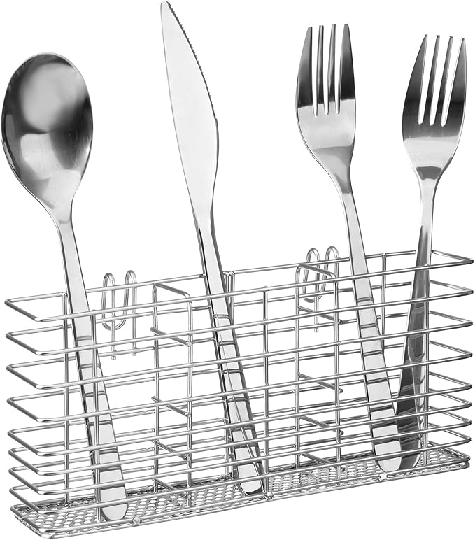 iPEGTOP Expandable Dish Drying Rack Organizer and Utensil Cutlery Holder, 304 Stainless Steel Over Sink Dish Rack, Dish Drainer in Sink or On Counter, Rustproof