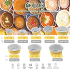 10" Sturdy Aluminum Foil Pans with Lids (20 Packs), 2X Thicker Heavy Duty Reusable Tin for Cooking Baking