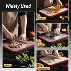 2 Packs Titanium Cutting Boards for Kitchen Chopping Board Butcher Block 2 in 1 Pure Titanium Gift Best Mama Mom Ever Christmas Xmas Birthday Law Step Who Have Everything Good Unique Useful Present