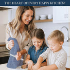 LANE LINEN Kitchen Towels Set - 100% Pure Cotton Dish Towels for Kitchen, Super Absorbent Kitchen Hand Towel, Tea Towels, Soft & Durable Dish Cloths, Pack of 12 – 14”x25”, Indigo