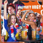 Dandat Cocktail Mixing Glass Crystal Stirring Glass Thick Bottom Seamless Cocktail Pitcher for Home Bartender Bar Whiskey Martini Drink Shaker Accessories (6 Pcs,24 oz)