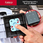 Fullstar Mandoline Slicer for Kitchen - Vegetable Chopper, Onion Potato Food Veggie Fruit Slicer and Cutter with Container, Kitchen Gadgets & Accessories, Home Essentials (All in 1, White)