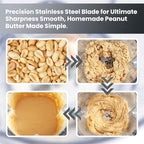 iCucina 1500w Blender for Kitchen with Pre-set Blending Programs, 64oz Heavy Duty Profession-grade Blender for Smoothies, Soups, Dips, Nut Butters, BPA-Free Tritan Jar