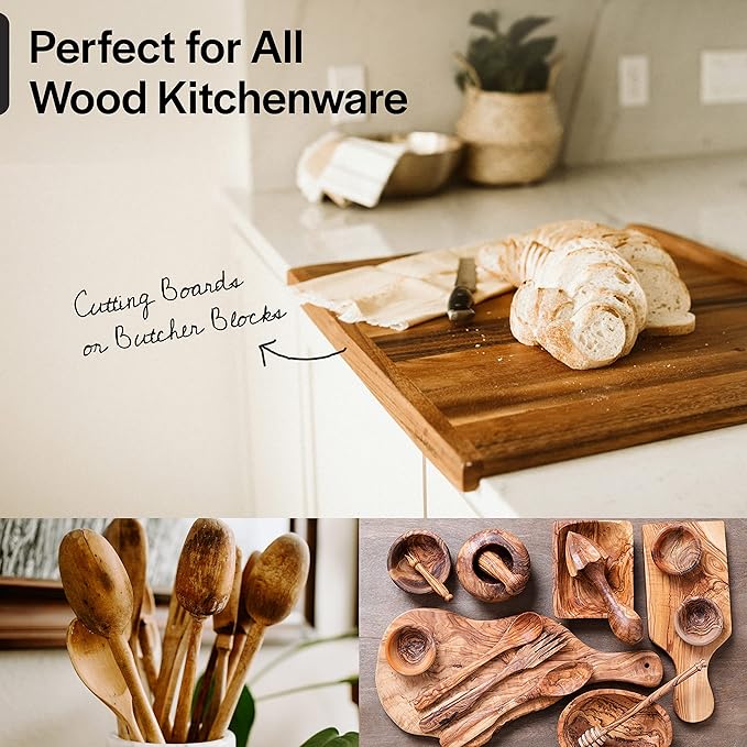 Thirteen Chefs Mineral Oil - 128oz Food Grade Conditioner for Wood Cutting Board, Countertop & Butcher Block, Lubricant for Knife or Meat Grinder - Safe USP Finish on Marble, Soapstone